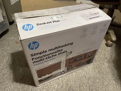 NEW HP DeskJet Plus 4140 Wireless Inkjet Printer Scan Copy Fax From Your Phone - Image 1 of 2