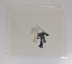 Dibujos animados originales de animación de los Transformers de Japón de 1980 Trainbit Raiden - Imagen 1 de 3