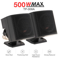 2pcs 500W High Efficiency Horn Mini Tweeter Speakers for Car Auto Audio System