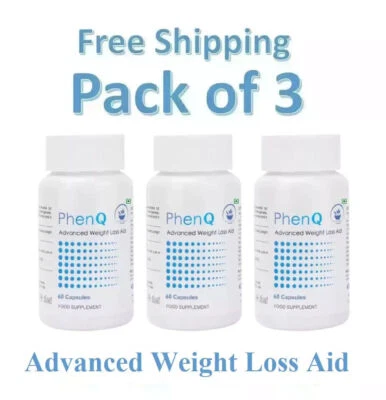 Pack de 3 PhenQ Advanced Weight Loss Formula fonctionne rapidement - 180...
