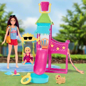Barbie Skipper Big Babysitting Avventura Parco Acquatico Playset - Foto 1 di 24