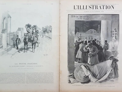 L'Illustration 1894 No 2698 La Death The Czar Alexander III, A Saint- Peterburg - Image 1 of 2