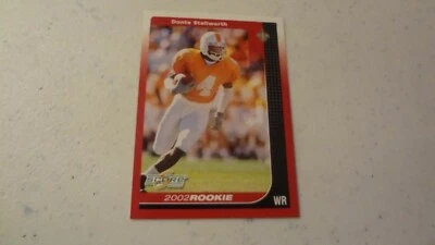 2002 SCORE ROOKIE #287 DONTE STALLWORTH  FOOTBALL CARD - Image 1 of 2