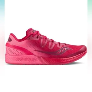 Saucony Women's Freedom ISO Running Shoe Pink Berry Size 10 - Picture 1 of 8