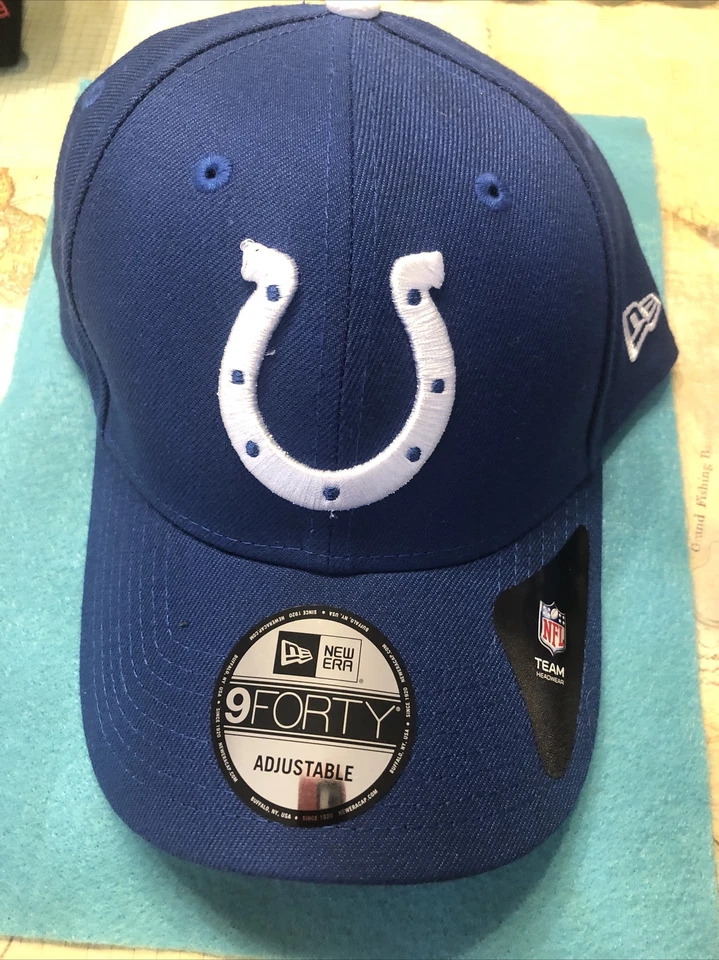 Gorra Indianapolis Colts New Era 9FORTY NFL con tirantes NUEVA Foto 1 de 3