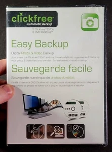 clickfree Automatic Backup Easy Backup Digital Photo & Video New Sealed - Picture 1 of 4