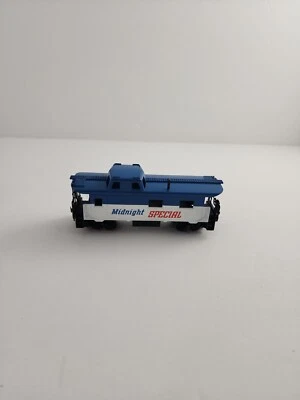HO Scale Tyco, Caboose The Midnight Special, Blue & Silver, #327-19, model - Image 1 of 4