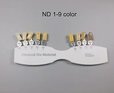 Dental IPS Natural Die Material Shade Guide Ivoclar Vivadent ND1-9 Abutment 1Set • 36£