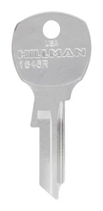 Hillman 86753 Brass Nickel #1646R Universal Single Sided Blank Key (Pack of 10) - Picture 1 of 1