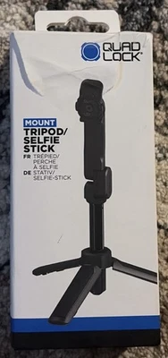 Neu im Karton Quad Lock Stativ/Selfie Stick kostenloser Versand schwarz - Bild 1 von 2