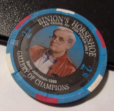 BINION'S HORSESHOE HOTEL CASINO 1994 $2.50 gaming poker chip - Las Vegas, NV - Image 1 of 3