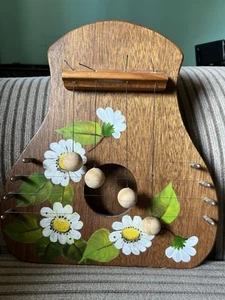 Vintage Appalachen Türharfe - Handarbeit Souvenir aus Taubenschmiede siehe Bilder - Bild 1 von 10