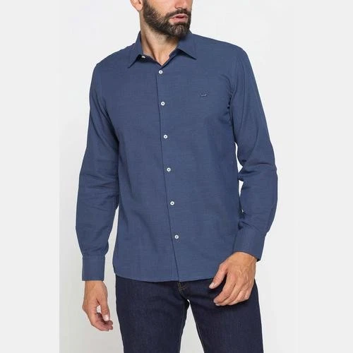CARRERA CAMISA CLÁSICA EN JACQUARD CON CUELLO ITALIANO - Imagen 1 de 1