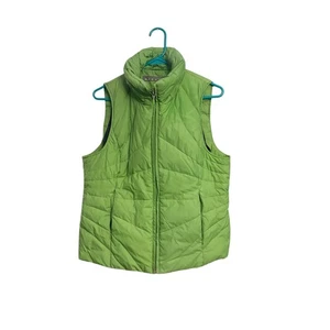 Kenneth Cole Reaction grüne ärmellose warme Herbst gefütterte Weste Gr. L mit Taschen   - Bild 1 von 10