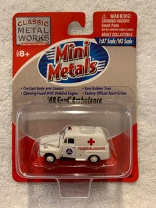 Mini Metals HO Scale '48 Ford Ambulance #30150 - Picture 1 of 2