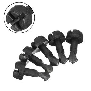 5x Engine Top Cover Turn Clips-Locking Black Screws For A4/A6/A8 N90642001 New - Picture 1 of 11