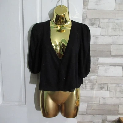 F&F ● size 22 ● black sparkly Xmas bolero cardigan jumper top womens ladies - Image 1 of 4