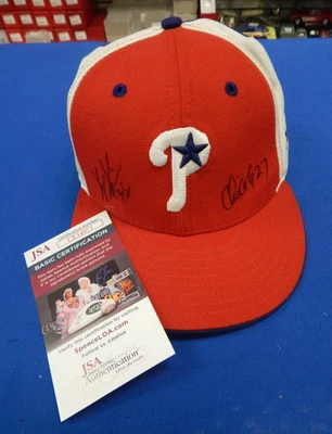 Kyle Kendrick Philadelphia Phillies Autographed Hat Cap JSA COA - Image 1 of 4