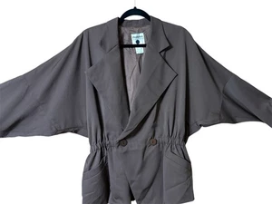 VTG - Rare Plantation Issey Miyake BROWN art To Wear Jacket Women’s Sz M Wool - Picture 1 of 22