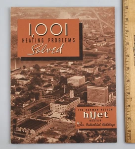 Vintage 1934 Herman Nelson HiJet 1001 Heating Problems Solved Booklet Moline IL - Imagen 1 de 7