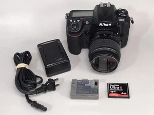 Nikon D300 DSLR Digital Camera w/ AF-S Nikkor 18-55mm F/3.5-5.6G II Lens - Works - Picture 1 of 24