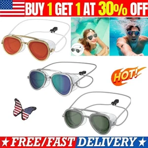 Sunny G Mariner Mirrored Unisex Swim Goggles for Adults Outdoor Training - Picture 1 of 16