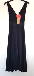 BNWT Love Label Ladies Calf Length Evening/Occasion Dress in Black Design Size 8 - Picture 1 of 6