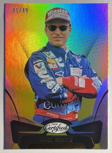 2018 Panini America Certified Racing Mark Martin Gold Refractor 1/49 Nascar SP