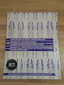Architectural Woodwork Quality Standards Guide Specifications and Quality Certif - Picture 1 of 4