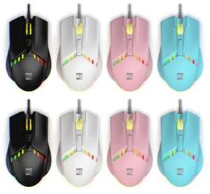 8X USB 4D Optical Gaming Mouse With LED Light 1600DPI 1609 R8 Joblot wholesale - Picture 1 of 4