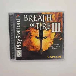 Breath of Fire III 3 (Sony PlayStation 1, 1998) PS1 Complete Excellent Tested - Picture 1 of 3