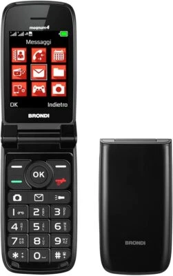 Brondi Magnum 4  Telefono Cellulare Maxi Display, Tastiera GRANDE 1.3 MP, BLACK  - Immagine 1 di 4