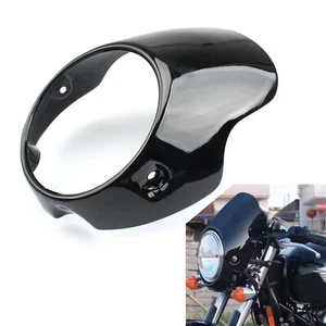 For Triumph Bonneville T100 Headlight Flyscreen Surround Front Head Windshield - Picture 1 of 9