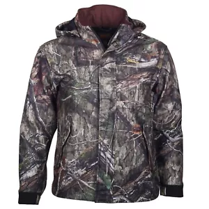 Gamehide Men's Mid-Weight Waterproof and Windproof Wapiti Camo Hunting Jacket - Picture 1 of 5