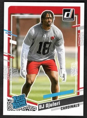 2023 BJ Ojulari Donruss Football Rated Rookie RC Arizona Cardinals #301 - Image 1 of 2
