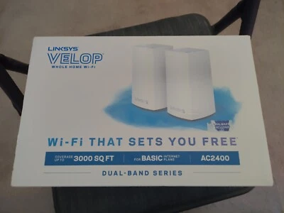 Linksys Velop AC2200 (WHW0102) 2-Pack Dual-Band Wi-Fi Router - White - Image 1 of 4