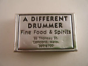 Vintage Matchbox Different Drummer Restaurant Concord Massachusetts Sweden Match - Picture 1 of 5