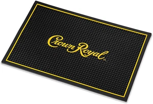 Crown Royal Bar and Spill Mat | Canadian Whiskey Rubber Bar Mat for Drips - Picture 1 of 12