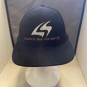 Vintage 90's LOST IN SPACE MOVIE PROMO STRAPBack Hat Cap - BLACK - Picture 1 of 4