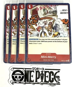 4x One Piece EB01-011 C Mini-Merry - English - Regular - TCG - Mint - Picture 1 of 1