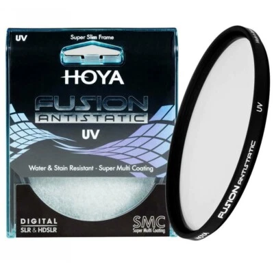 HOYA UV Filter FUSION ANTISTATIC 49_82mm Slim Multicoat Coating Protective Lens - Image 1 of 4