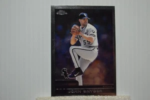 2000 Topps Chrome Refractor baseball card #154 John Snyder White Sox - Picture 1 of 2