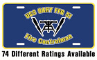 Uss Gary Ffg 51 Rating License Plate U S Navy Usn Military Po4