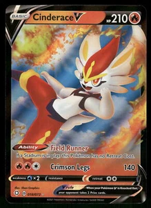 Pokemon Cinderace V 018/072 Shining Fates - Imagen 1 de 2