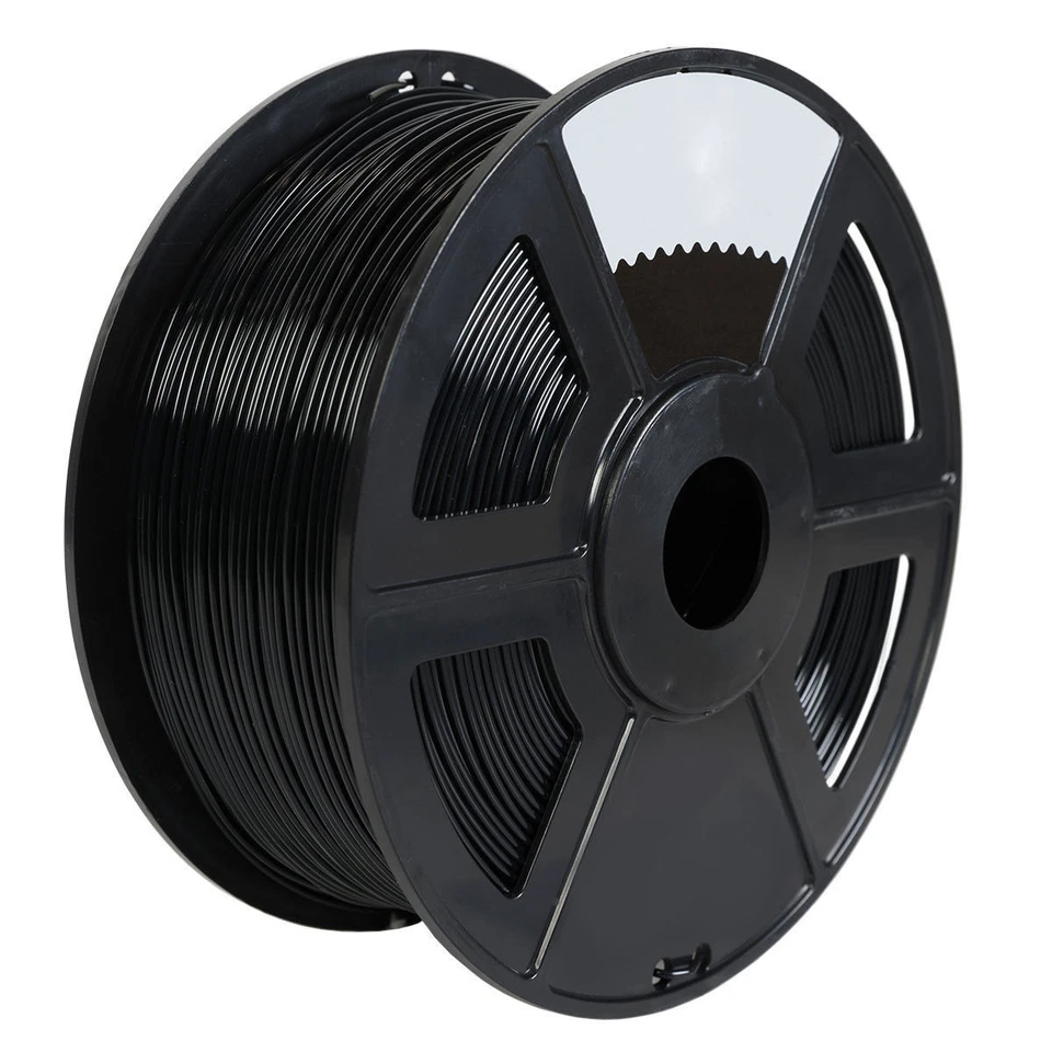 Filamento de impressão 3D TPU flexível preto 1kg/2,2lb 1,75mm semelhante ao NinjaFlex - Imagem 1 de 1