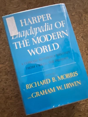 Harper Encyclopedia of the Modern World 1970 HC First Edition - Image 1 of 4