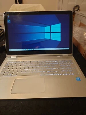 hp envy x360 15.6 2 in 1 laptop I5 8gb Ram 256gb SSD Windows 10 - Image 1 of 4