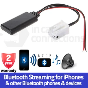 Bluetooth Musica Streaming VW Golf Mk 5 6 A2DP Interfaccia Adapter IPHONE 7 Ecc. - Foto 1 di 6