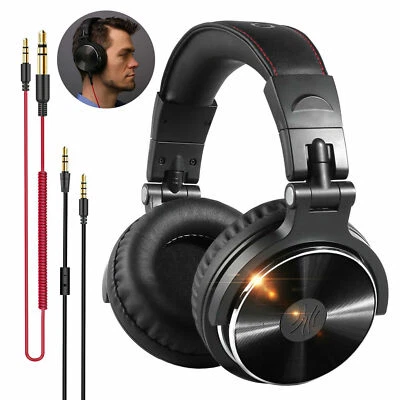 Genuine OneOdio Pro-10 Headphones Professional Studio Dynamic Stereo With Mic