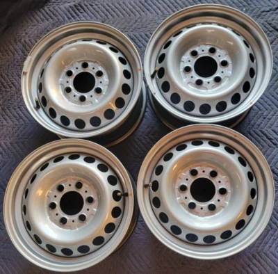 16" DODGE, FREIGHTLINER, MBZ, SPRINTER 1500, 2500 SILVER STEEL RIM 00140191029 - Image 1 of 3